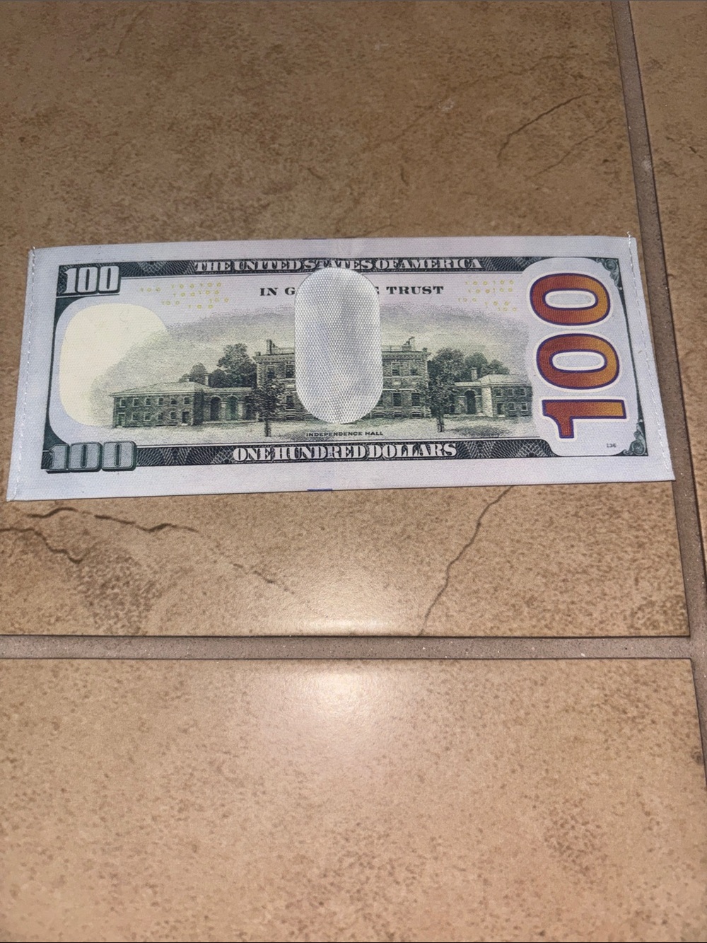 $100 bill  gift holder to place a $100 in it for a gift